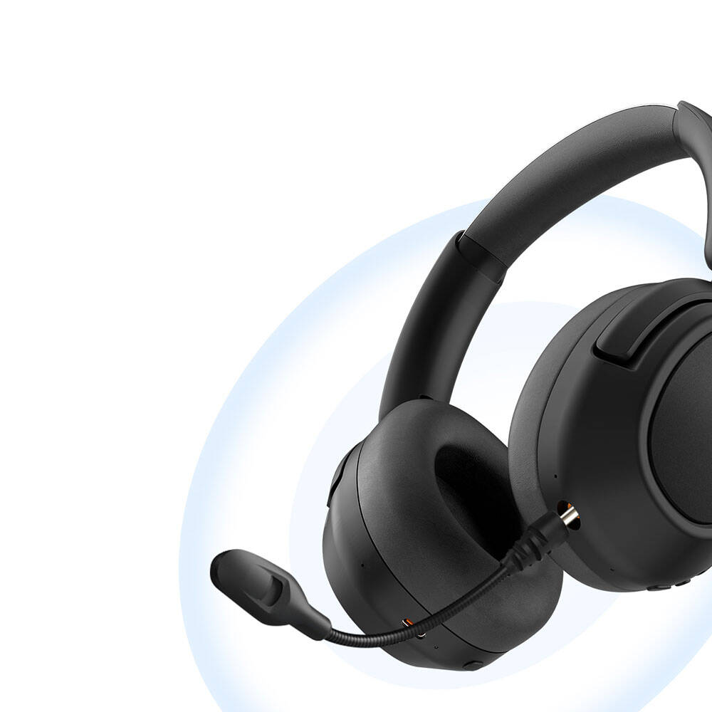 Wiwu Pilot TD-03 ANC Aktif Gürültü Önleyicili Kulak Üstü Bluetooth Kulaklık Siyah