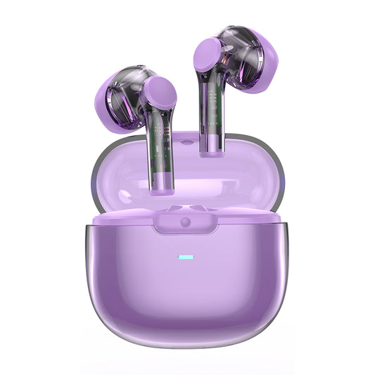 Wiwu T12 Şeffaf Tasarımlı Kulak İçi Bluetooth Kulaklık Mavi