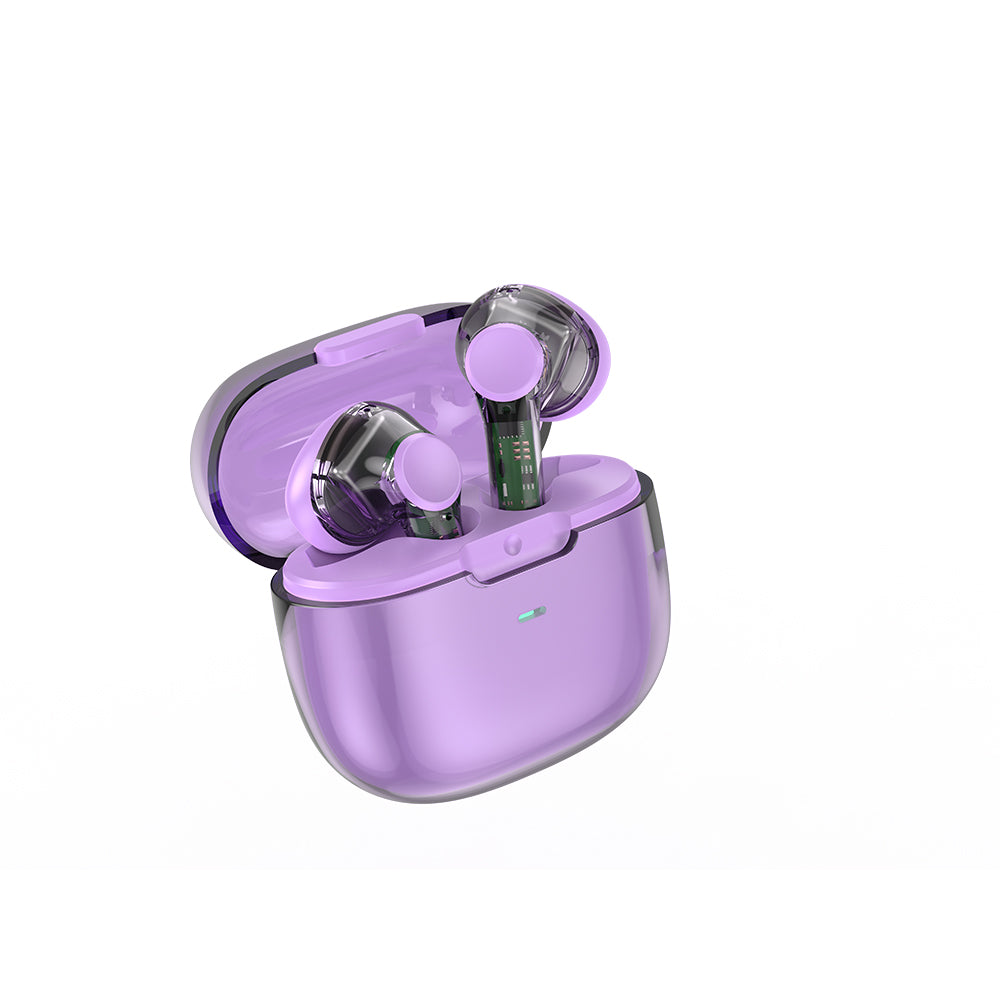 Wiwu T12 Şeffaf Tasarımlı Kulak İçi Bluetooth Kulaklık Siyah