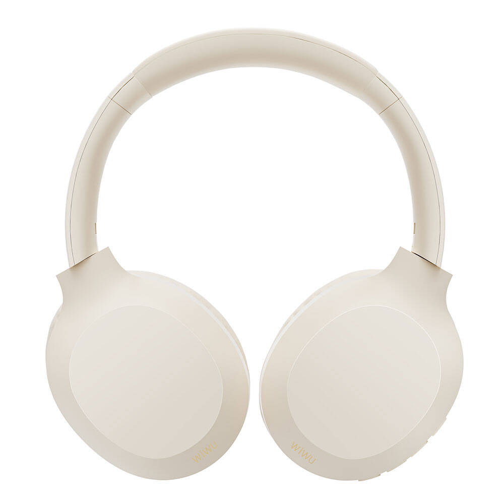 Wiwu TD-01 Bach Serisi Katlanabilir Kulak Üstü Bluetooth Kulaklık Krem
