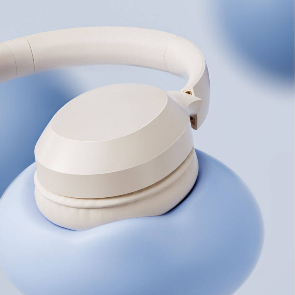 Wiwu TD-01 Bach Serisi Katlanabilir Kulak Üstü Bluetooth Kulaklık Krem