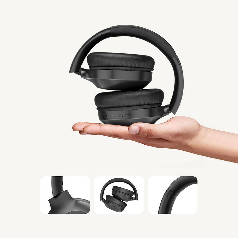 Wiwu TD-01 Bach Serisi Katlanabilir Kulak Üstü Bluetooth Kulaklık Krem