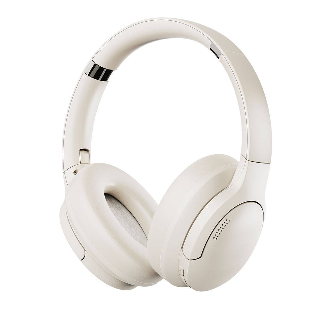 Wiwu TD-02 Sound Cool Serisi Katlanabilir Kulak Üstü Bluetooth Kulaklık Krem