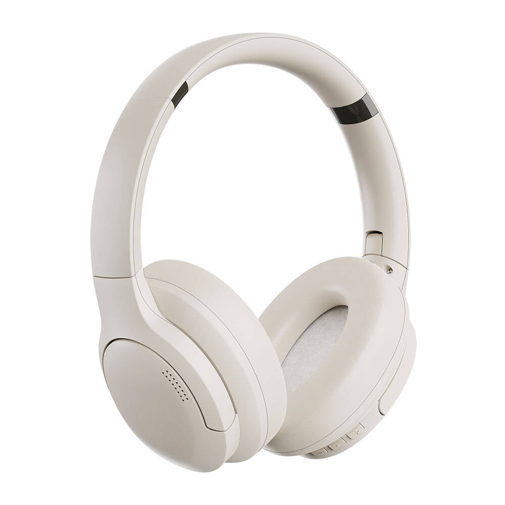Wiwu TD-02 Sound Cool Serisi Katlanabilir Kulak Üstü Bluetooth Kulaklık Krem