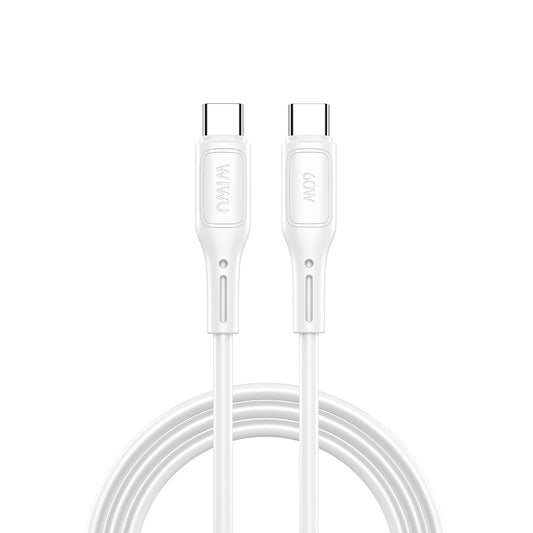 Wiwu Wi-C043E Starlink Serisi Type-C to Type-C Hızlı Şarj Özellikli Data ve Şarj Kablosu 60W 1M Siyah