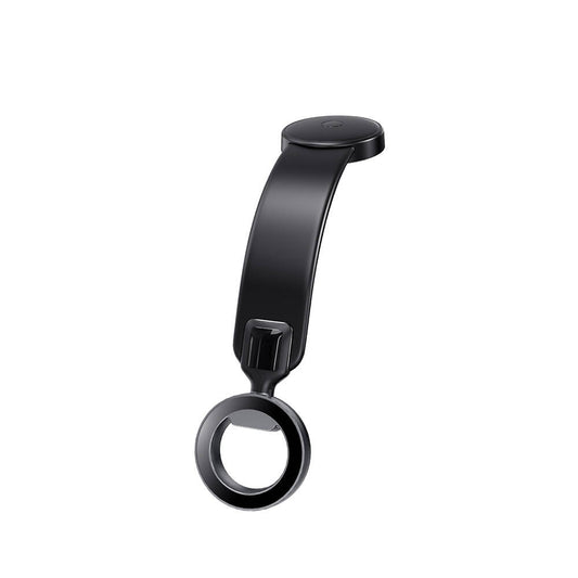 Wiwu Wi-CH053 Mago Serisi Magnetik M-safe Uyumlu Bükülebilen Eğimi ve Düz Zemin Araç Telefon Tutacağı Siyah