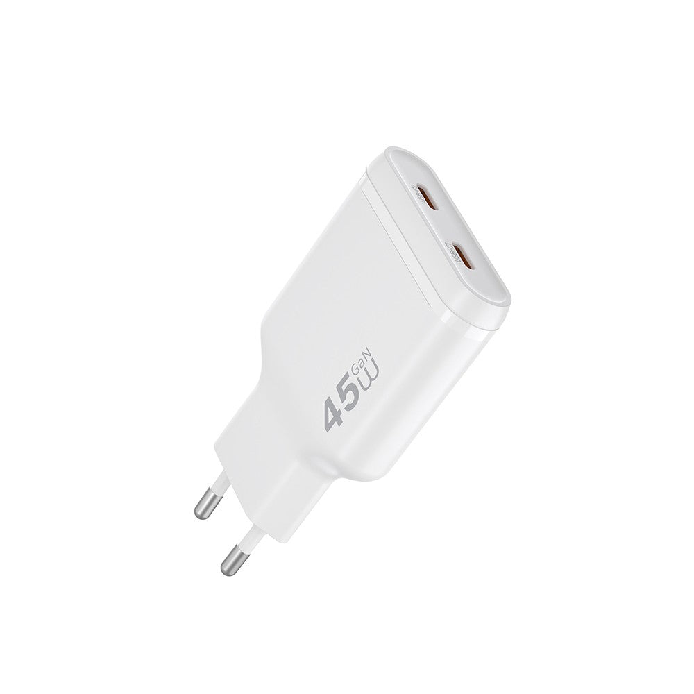Wiwu Wi-G034 Essen Slim Serisi GaN Tech PD Hızlı Şarj Özellikli Şarj Başlığı 45W