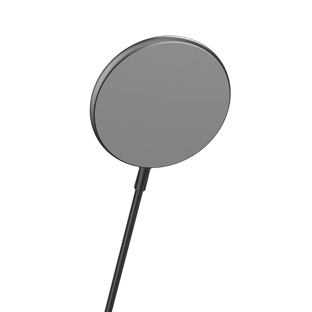 Wiwu Wi-W007 15W Hızlı Şarj Özellikli M-safe PD Wireless Şarj Aleti Gri