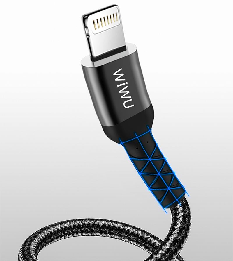 Wiwu WP101 MFI Type-c to Lightning Kablo Siyah