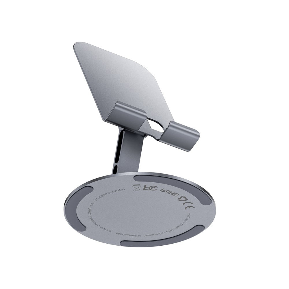 Wiwu ZM-014 Taşınabilir Katlanabilir 360° Dönebilen Metal Telefon ve Tablet Standı