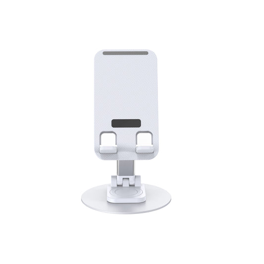 Wiwu ZM109 Taşınabilir Katlanabilir 360 Dönebilen Metal Telefon ve Tablet Standı Beyaz