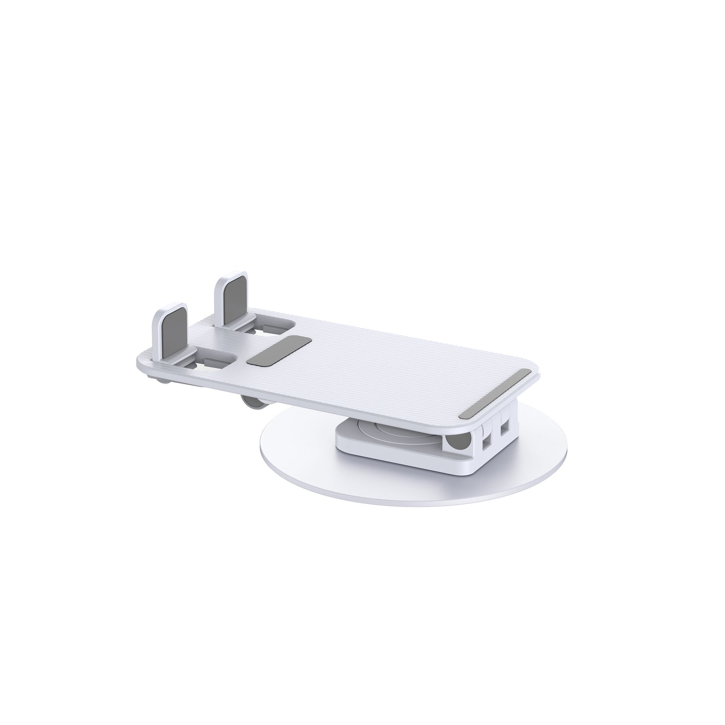 Wiwu ZM109 Taşınabilir Katlanabilir 360 Dönebilen Metal Telefon ve Tablet Standı Beyaz