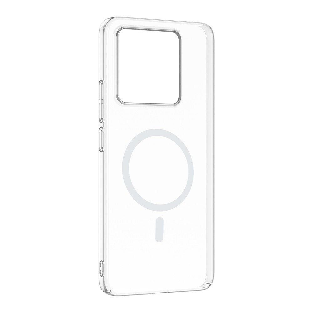 Xiaomi 14T Kamera Korumalı M-Safe Şarj Özellikli Şeffaf Zore London Sert PC Kapak