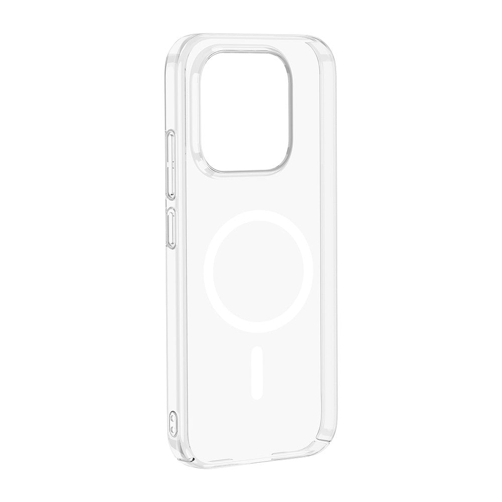Xiaomi 17 Kamera Korumalı M-Safe Şarj Özellikli Şeffaf Zore London Sert PC Kapak