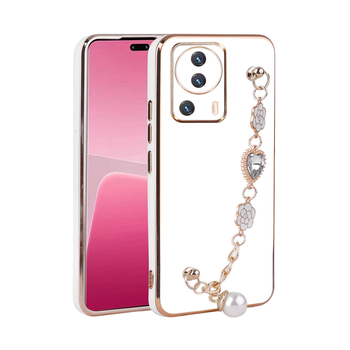 Xiaomi Mi 13 Lite Kılıf El Tutamaçlı Kamera Korumalı Zore Taka Silikon Kapak