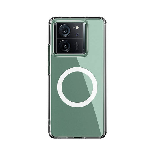 Xiaomi Mi 13T Pro Kılıf Sert PC Arka Yüzey Wireless Şarj Özellikli Zore Flet M-safe Kapak