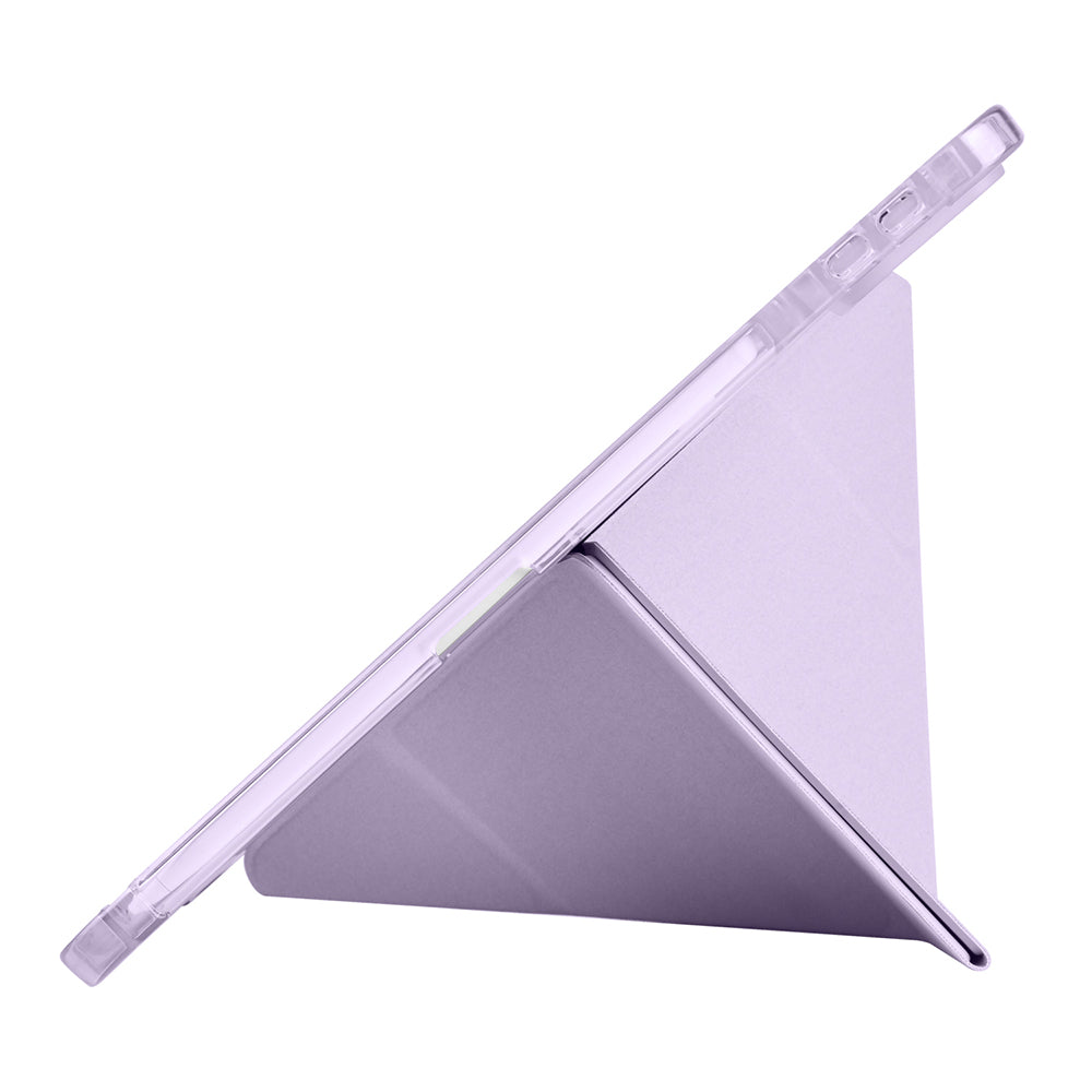 Xiaomi Pad 7 Kılıf Zore Tri Folding Kalem Bölmeli Standlı Kılıf Mavi