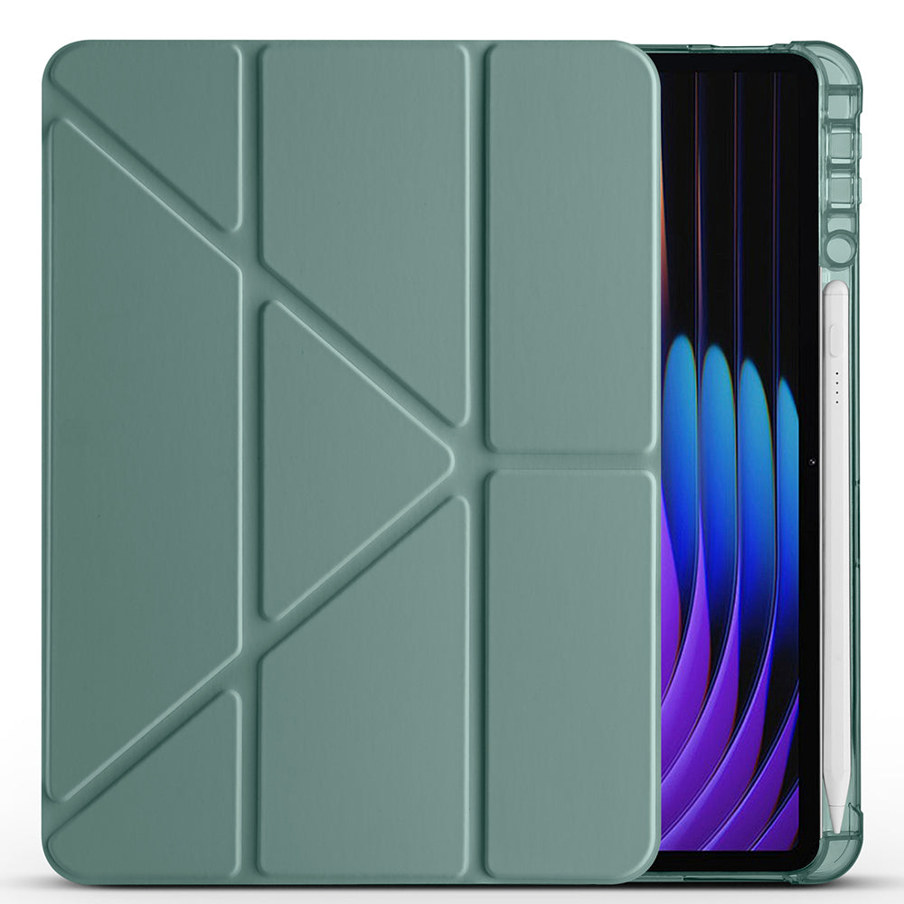 Xiaomi Pad 7 Pro Kılıf Zore Tri Folding Kalem Bölmeli Standlı Kılıf Lacivert