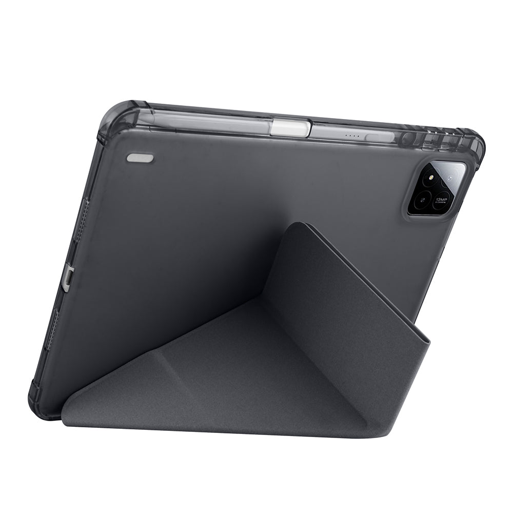 Xiaomi Pad 7 Pro Kılıf Zore Tri Folding Kalem Bölmeli Standlı Kılıf Lacivert