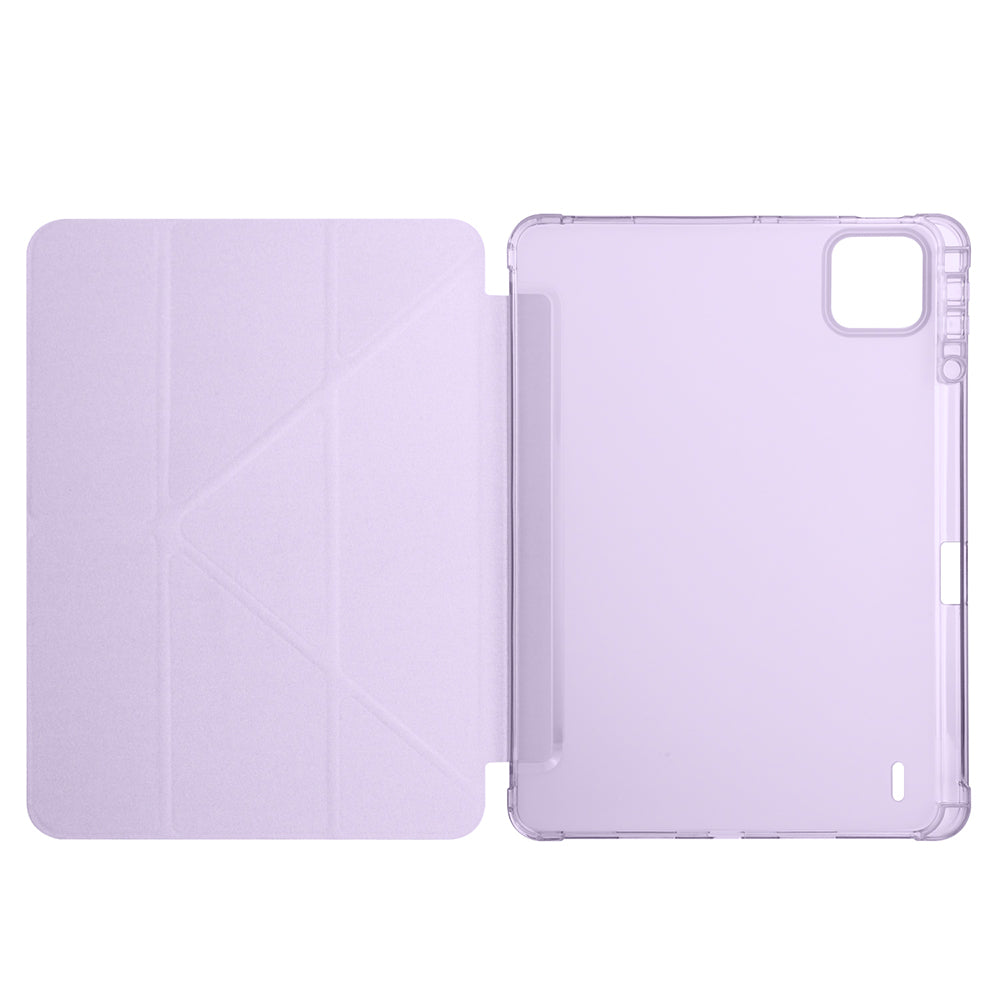 Xiaomi Pad 7 Pro Kılıf Zore Tri Folding Kalem Bölmeli Standlı Kılıf Mavi