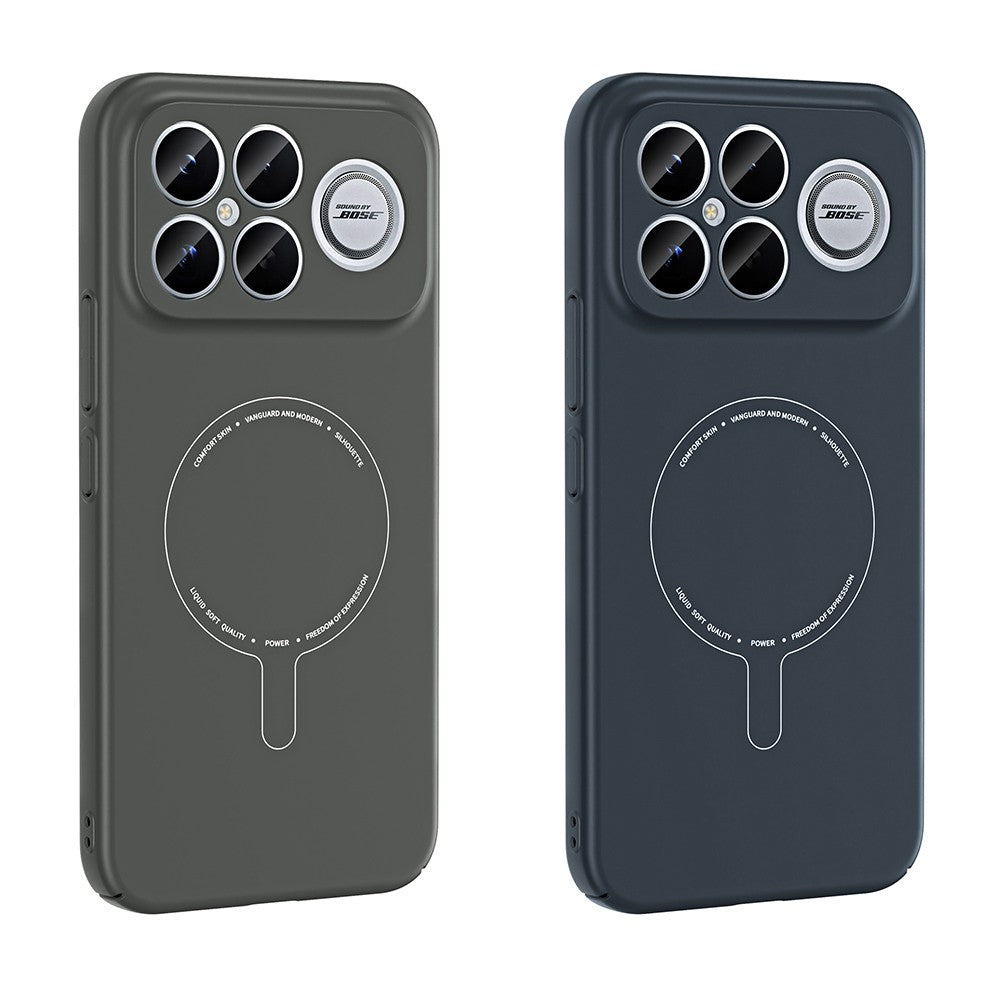 Xiaomi Poco F8 Ultra Kılıf M-Safe Şarj Özellikli Kamera Korumalı Zore Elio Sert PC Kapak