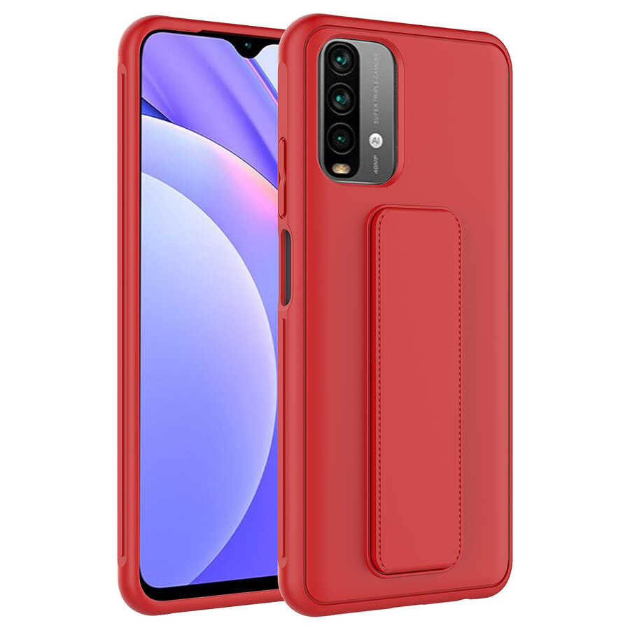 Xiaomi Poco M5S Kılıf Zore Qstand Kapak