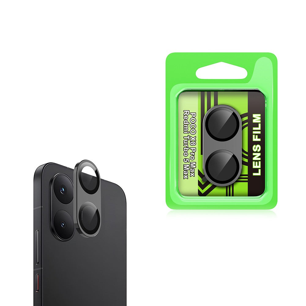 Xiaomi Poco X8 Pro Max Zore CL-07 Kamera Lens Koruyucu
