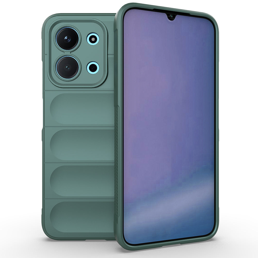 Xiaomi Redmi 15C 4G Kılıf Esnek TPU Oyuklu Arka Yüzey Tasarımlı Zore Etnik Silikon Kapak