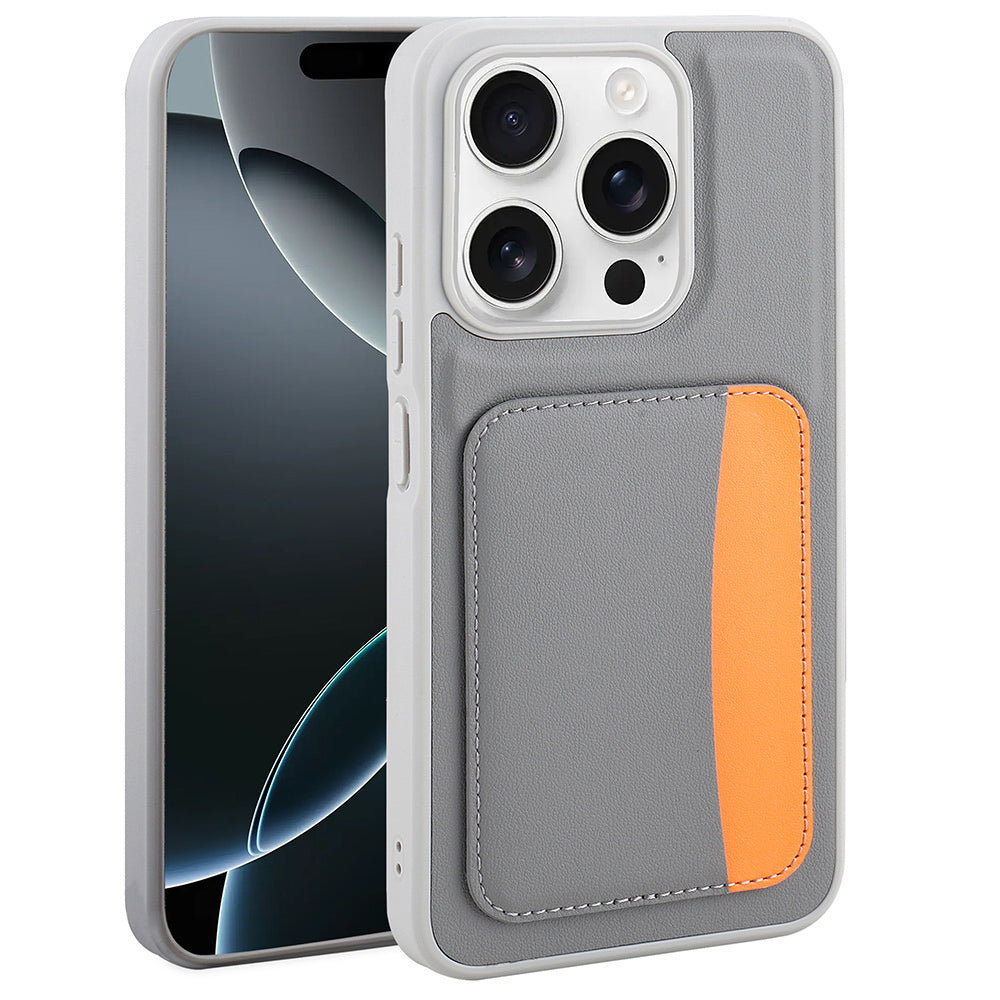 Xiaomi Redmi 15C Kılıf Kartlıklı Zore X-Kart Silikon Kapak Kahverengi