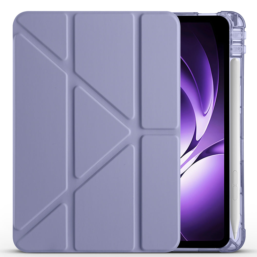 Xiaomi Redmi K Pad Kılıf Zore Tri Folding Kalem Bölmeli Standlı Kılıf Siyah