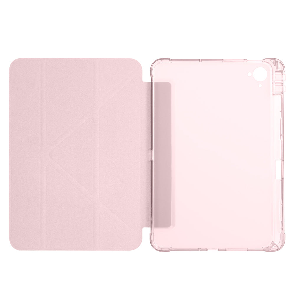 Xiaomi Redmi K Pad Kılıf Zore Tri Folding Kalem Bölmeli Standlı Kılıf Siyah