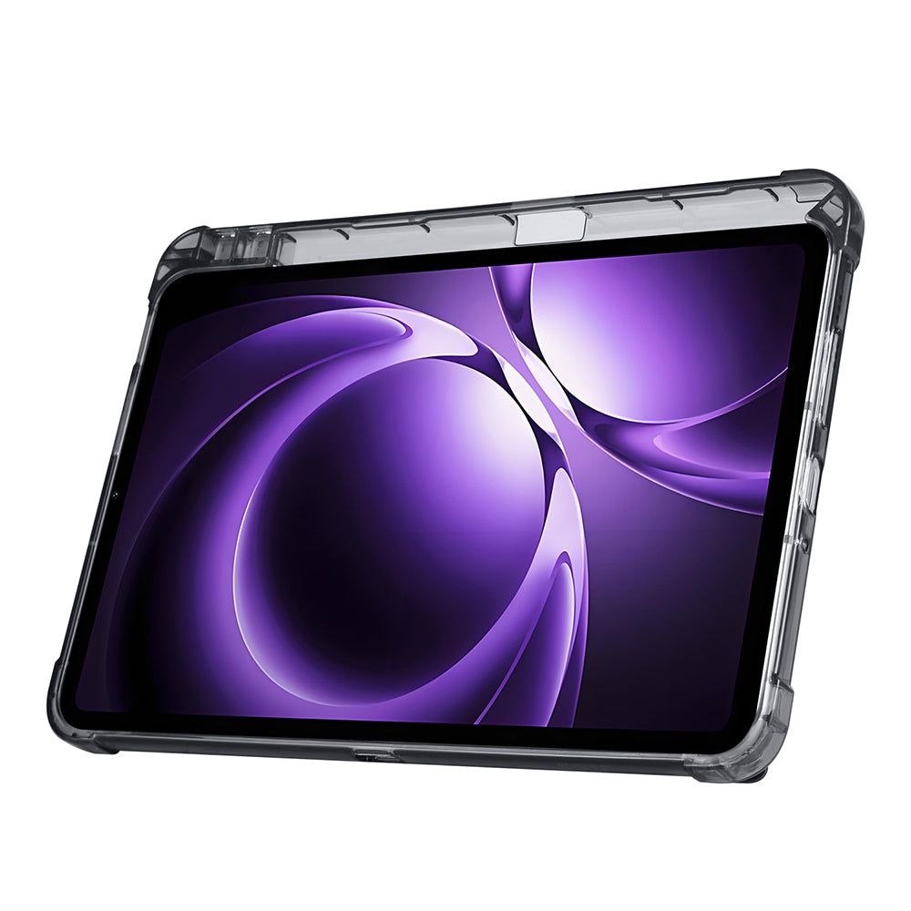 Xiaomi Redmi K Pad Kılıf Zore Tri Folding Kalem Bölmeli Standlı Kılıf Siyah