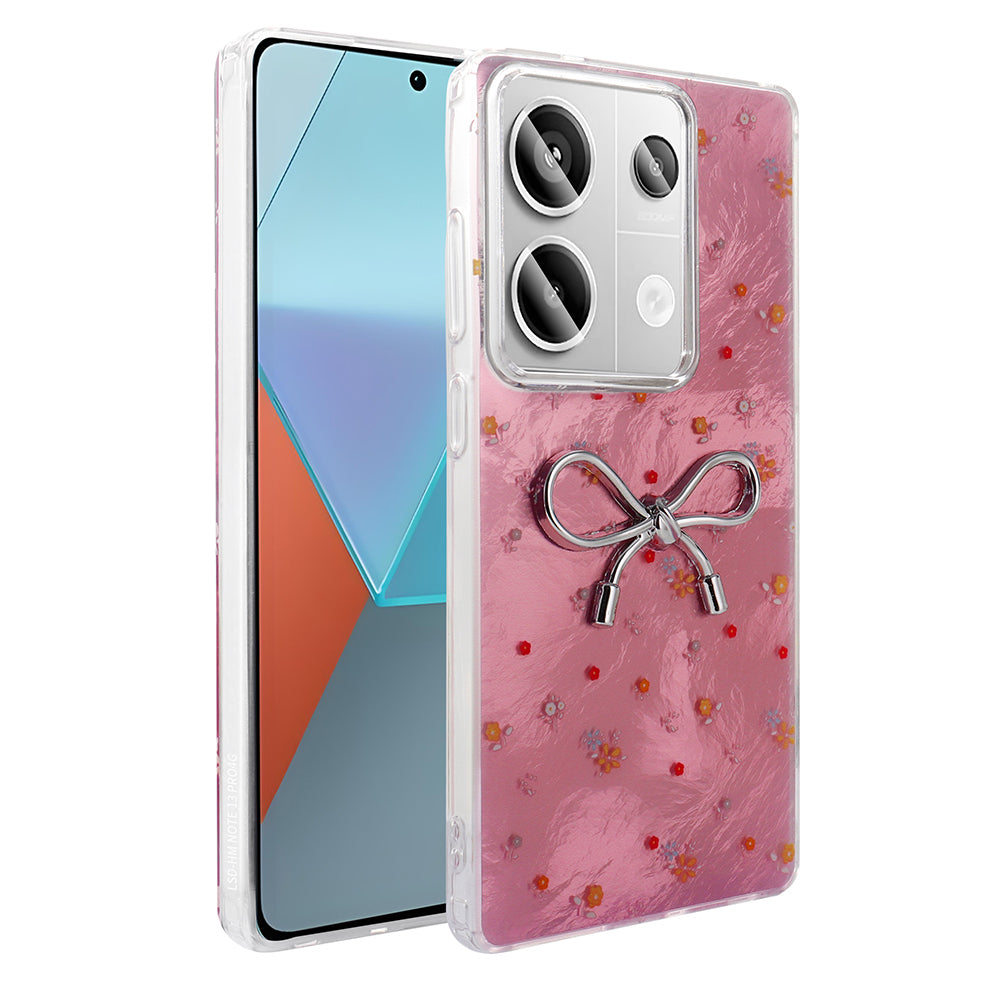 Xiaomi Redmi Note 13 Pro 4G Kılıf Kamera Korumalı Figürlü Zore Ponti Silikon Kapak