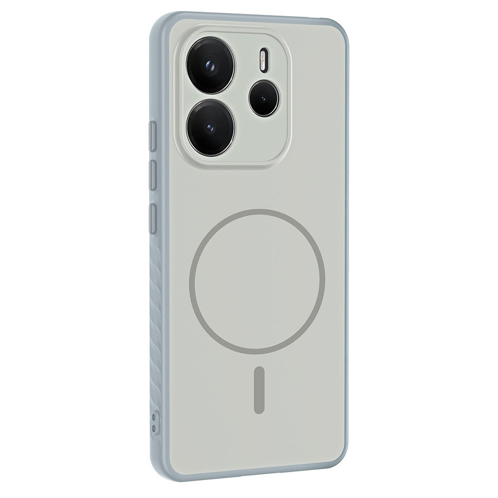 Xiaomi Redmi Note 14 4G Kılıf M-safe Şarj Özellikli Zore Tea Kapak