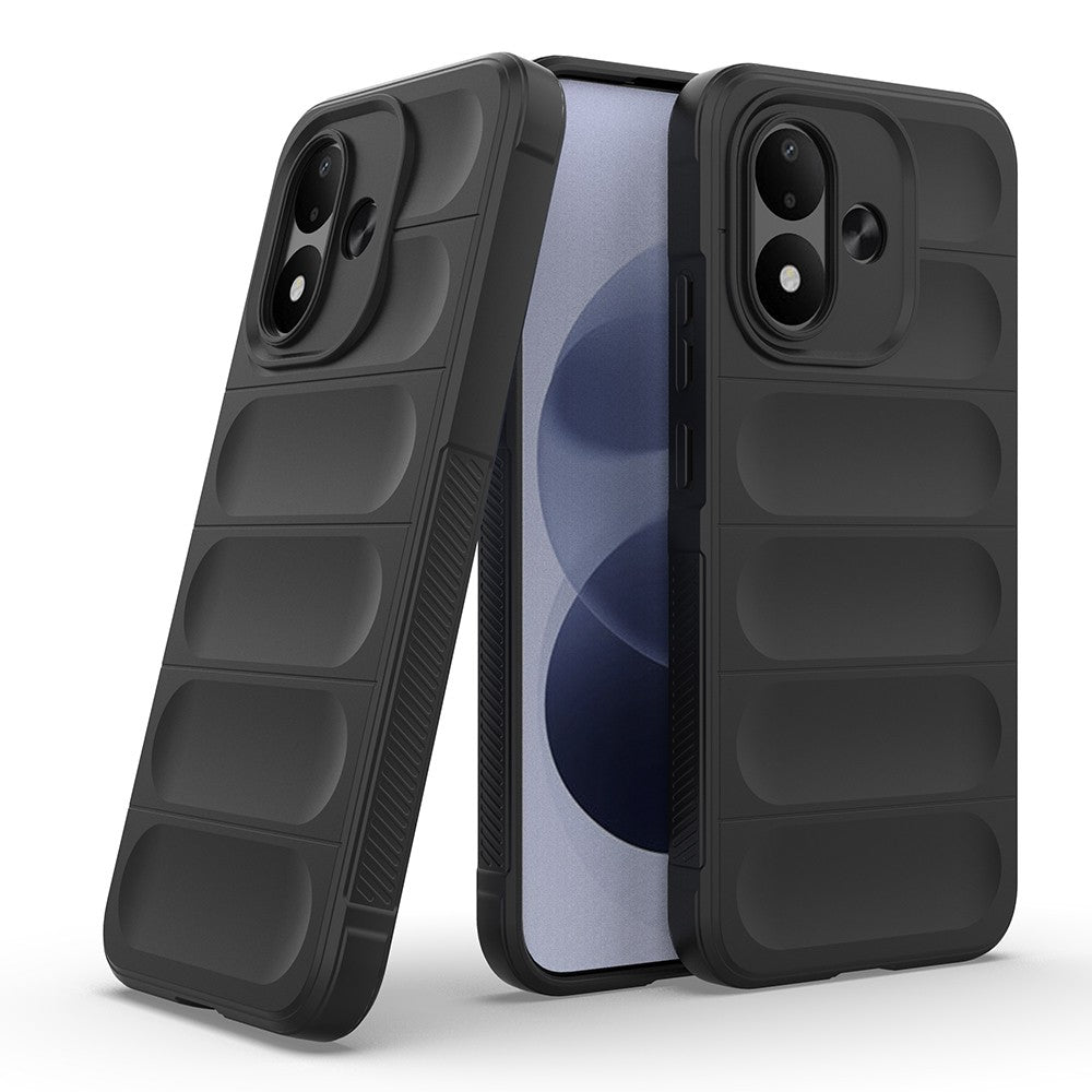 Xiaomi Redmi Note 17 Kılıf Esnek TPU Oyuklu Arka Yüzey Tasarımlı Zore Etnik Silikon Kapak