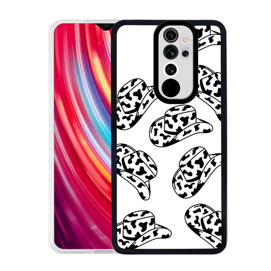 Xiaomi Redmi Note 8 Pro Kılıf Zore M-Fit Desenli Kapak
