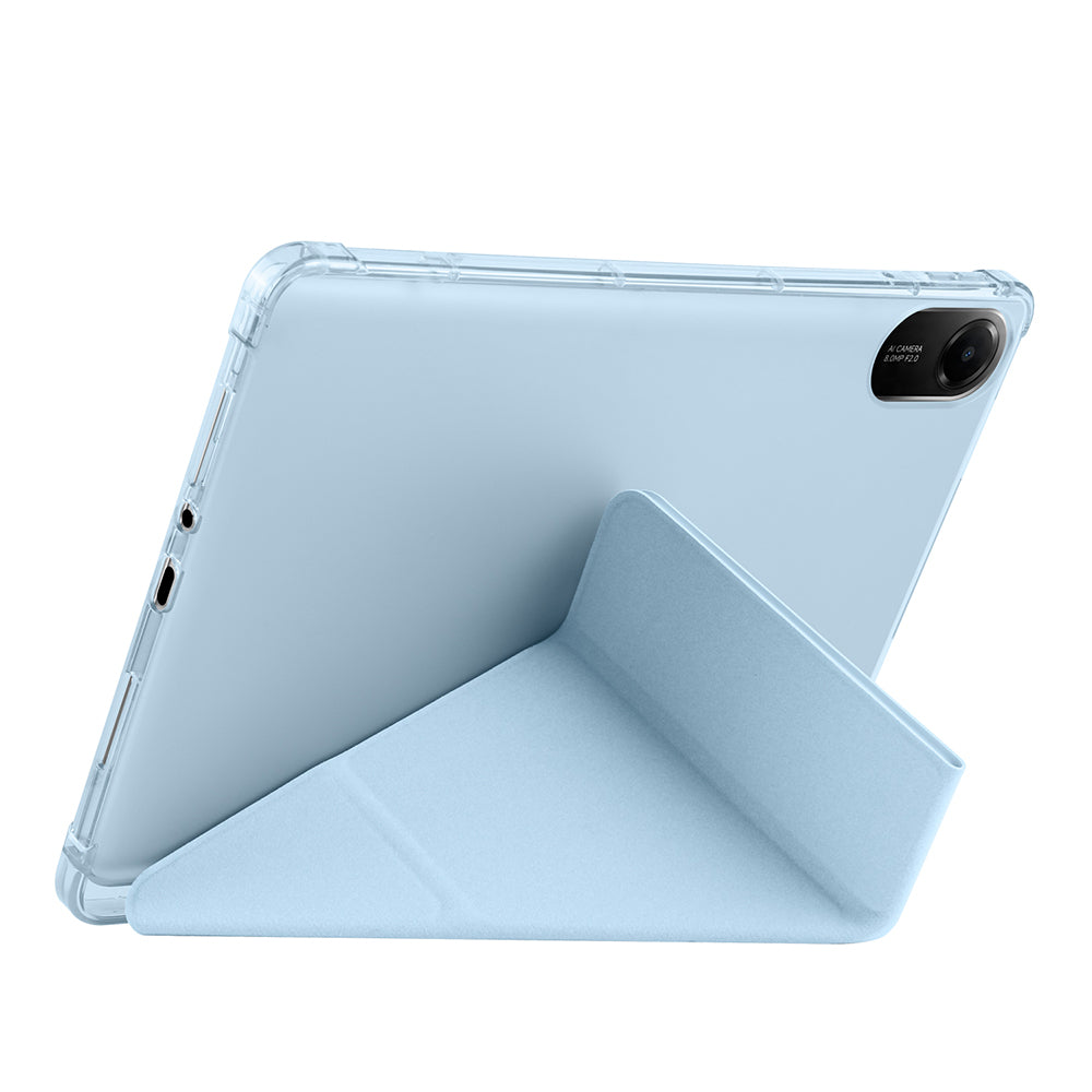 Xiaomi Redmi Pad 2 Kılıf Zore Tri Folding Kalem Bölmeli Standlı Kılıf Lacivert
