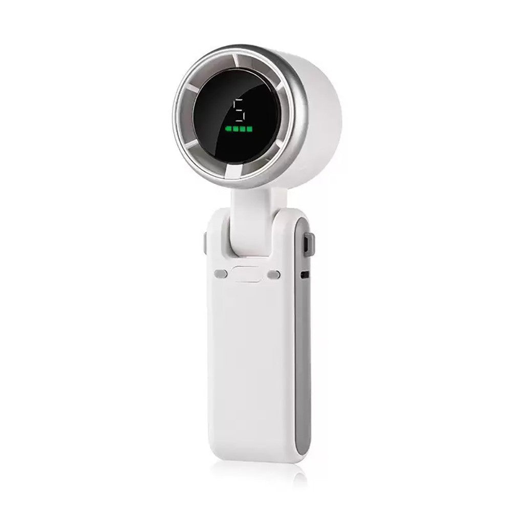Zore DD5021 Dijital LED Göstergeli Boyun Askılı Katlanabilir Portatif Mini Soğutucu El Fanı