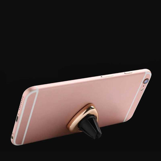 Zore Magnetic Air Vent Araç Telefon Tutucu Turuncu Vakumlu